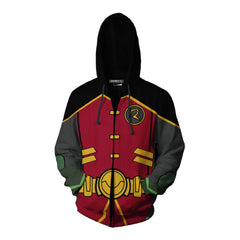Unisex Robin Superhero 3D Print Cosplay Hoodie