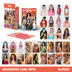 30PCS KATSEYE WILD Holographic Photocards