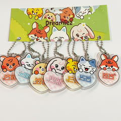 Dreamiez Name Tag Keychain Pendant Set