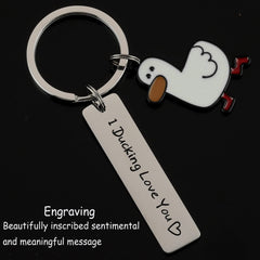 Love Duck Keychain