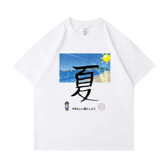 NCTWISH Graffiti Print Short-sleeved T-shirt
