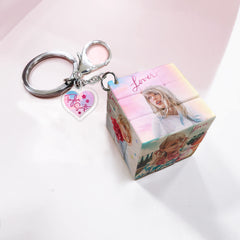 Taylor Rubik's Cube Pendant Keychain