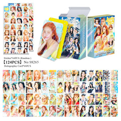 124PCS H2H Lemon Tang Holographic Photocard Sticker