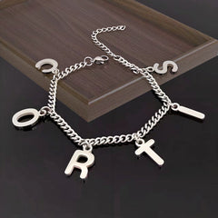 MARTIN JAMES KEONHO Name Titanium Steel Bracelet