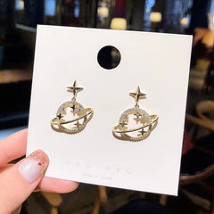 Korean Saturn Earrings