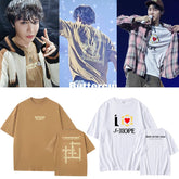 HOPE ON THE STAGE Round Neck Short-sleeved T-shirt