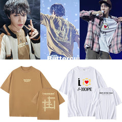 HOPE ON THE STAGE Round Neck Short-sleeved T-shirt