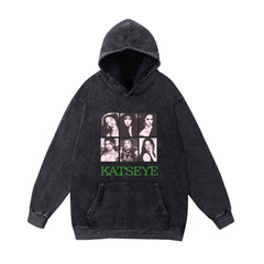 BEAUTIFUL CHAOS Tracklist Printed Cotton Washed Hoodie