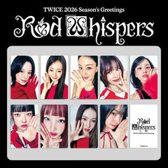 TWICE RED WHISPERS Photocard 9pcs
