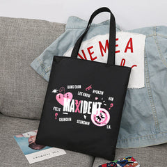 SKZ Maxident Printed Canvas Shoulder Bag
