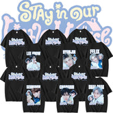 SKZ STAY in Our Little House Print Short Sleeve T-shirt