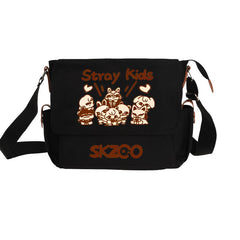 SKZ Pattern Shoulder Messenger Bag
