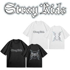 Unisex Kpop Logo Print Short-sleeved Top