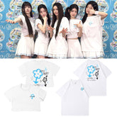 KPOP Glitter Day Printed Short-sleeved T-shirt