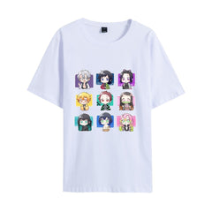 Unisex Anime Pattern Print Short Sleeve T-Shirt