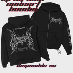 SKZ Dominate Tour Zip Up Black Hoodie