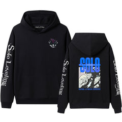 Casual Anime Pattern Print Hoodie