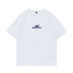 YUSHI Same Graphic Print Short-sleeved T-shirt