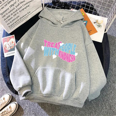 Women's Letter Casual Loose Hoodie