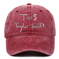 Taylor Embroidered Washed Baseball Cap
