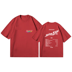 SKZ RUN IT WORLD TOUR Cotton T-shirt