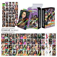 124pcs KATSEYE Season's Greetings Photocard Stickers