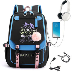 Soft Is Strong Logo Printed Backpack