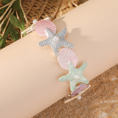 Creative Starfish Shell Bracelet
