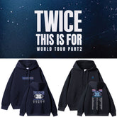 TWICE ThisIsFor Tour Zipper Pullover Hoodie
