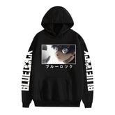 Casual Anime Print Loose Pullover Hoodie
