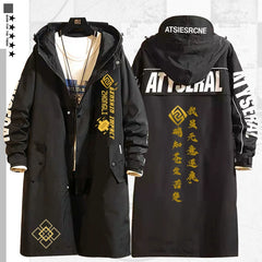 Men's Game ZhongLi Medium Long Trench Jacket