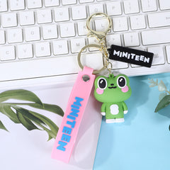 MINITEEN Cartoon Silicone Keychain Pendant