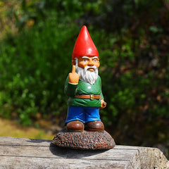Middle Finger Dwarf Garden Ornament