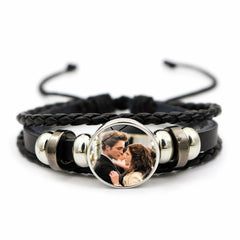 Women's Twilight Gem Leather Bracelet