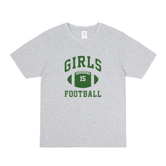 Rachel Girls Football Short-sleeved T-shirt