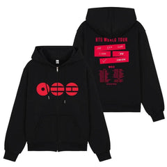 BTS Tour 2026 Zipper Hoodie