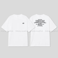 JENNIE ZEN SERIF Printed T-shirt Top