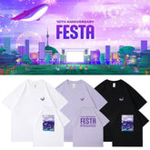 Kpop Graphic Printed Short Sleeve Loose T-Shirt