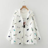 Candy Color Hooded Double-layer Sunscreen Thin Jacket