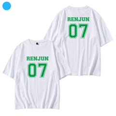 Unisex Kpop Letter Short-sleeved T-shirt