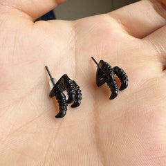 Gothic Hand Bone Halloween Earrings
