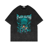 Trendy Unisex Washed Retro Short-sleeved T-shirt