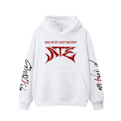 Unisex Kpop ATE Graphic Loose Hoodie