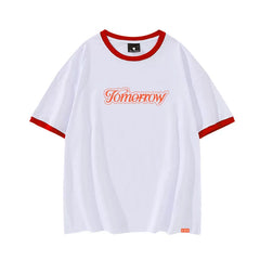 TXT Album TOMORROW Printed Short-sleeved T-shirt