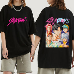 SAJA BOYS Print Crew Neck Short-sleeved T-shirt