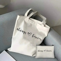 2-Piece TVD Tote Bag with Cosmetic Bag