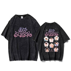 Women's KPOP Logo Washed T-shirt