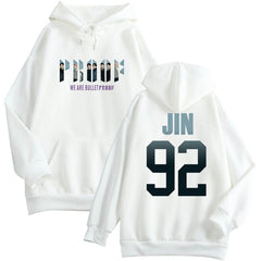 Unisex Kpop Graphic Printed Casual Loose Hoodie