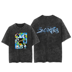 SKZ SUIATSU Washed Short-sleeved T-shirt