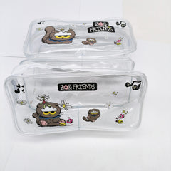 GD Cat Transparent Pencil Case Cosmetic Bag